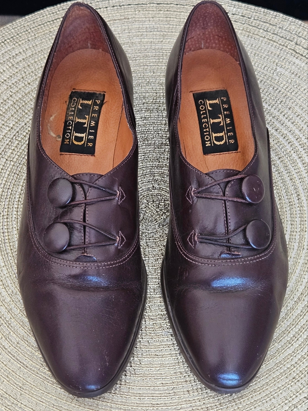 Vintage Premier LTD "Pilgram" Oxford  Dark Academia Style Size 7.5
